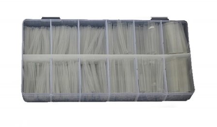 Assortiment de gaines thermoretractables Transparentes 150 pcs