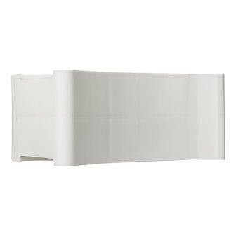 Cale de roue en plastique blanc incl. titulaire
