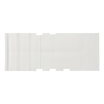 Cale de roue en plastique blanc incl. titulaire