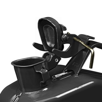 Bidon 5L metal noir homologue UN-TuV/GS