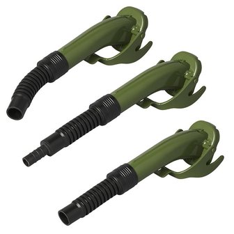 Bec verseur en metal vert flexible adapte a l&#039;essence diesel