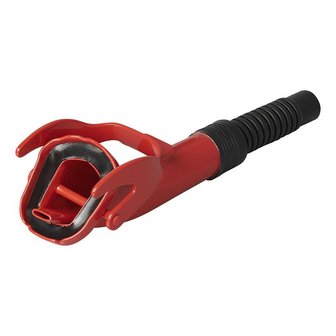 Bec verseur en metal rouge flexible adapte a l&#039;essence diesel