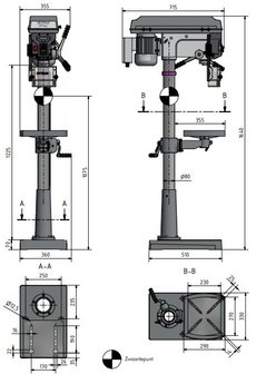 Perceuse a colonne diametre 25mm