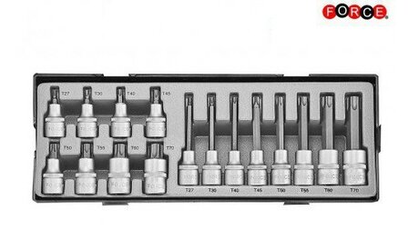 1/2 DR. Embout etoile 16 pieces