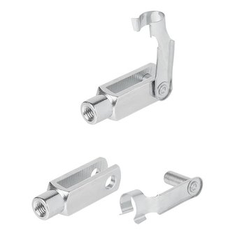 Fourche M8 58 mm - lot de 2 pieces