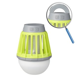Camping- Lampe a insectes 2 en 1 rechargeable 8,8 x 12,5 cm