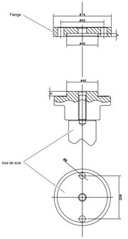 Tronconneuse diameter 315mm