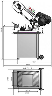 Scie ruban mobile diameter 128mm