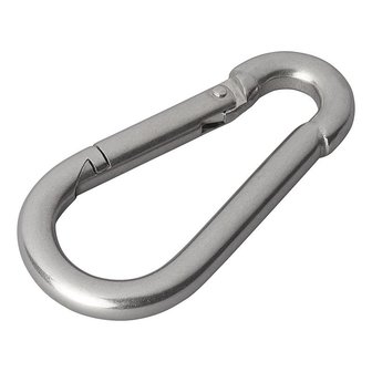 Mousqueton acier inoxydable 8x80mm x10 pieces