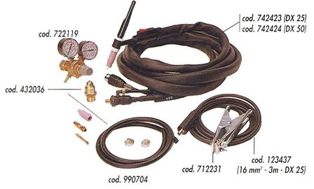 Set de soudage tig technica ST9V -3,30kg