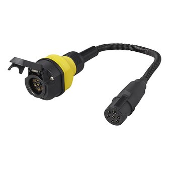 Adaptateur 24V 7- vers 12V 7-poles ISO1185 &gt; ISO1724