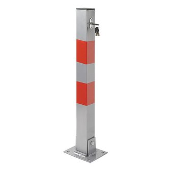 Borne de stationnement avec serrure