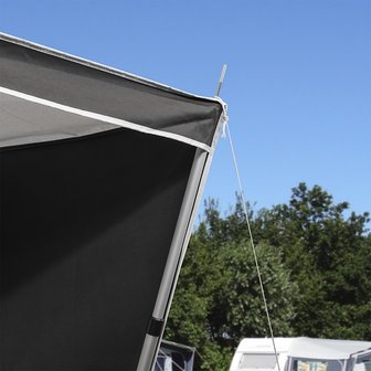 Mat de tente telescopique 3 pieces 93-230 cm - lot de 2 pieces