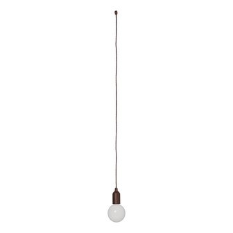 Lampe retro XL motif en bois avec cordon 90cm