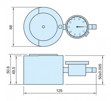 Instrument de reglage point zero/hauteur