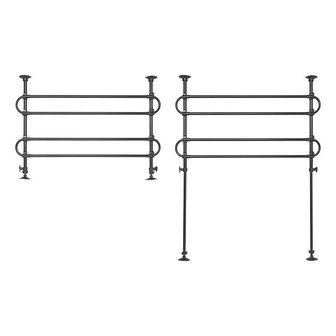 Porte-bagages pour chien 2x2 tubes metalliques