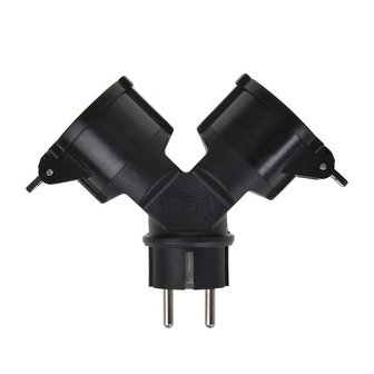 Repartiteur double Schuko