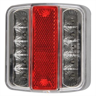 Feu arriere 4 fonctions 98x105mm 14LED avec EC 5 broches