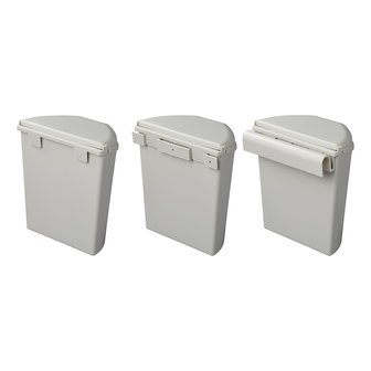Poubelle avec couvercle 6L pour caravane/camping-car