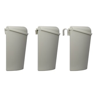Poubelle avec couvercle 6L pour caravane/camping-car