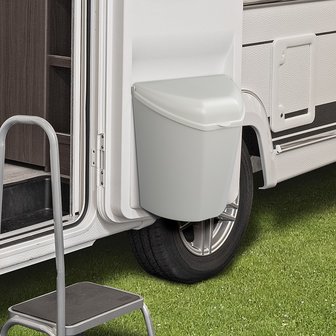 Poubelle avec couvercle 6L pour caravane/camping-car