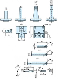 Set t te d&#039;al esage din228 cm/m