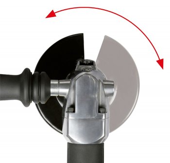 Meuleuse d&#039;angle pneumatique industrielle diametre 125mm