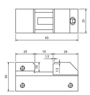 Mini-mesures / pince rectifier acier inoxydable