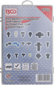 Assortiment de clips de fixation automobiles pour Mazda 475 pieces