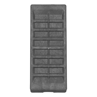 Bloc de rampe 90 mm gris - lot de 2 pieces