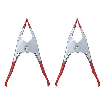 Pinces metalliques - jeu de 2 pieces
