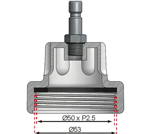 Adaptateur no 6 pour art. 8027, 8098