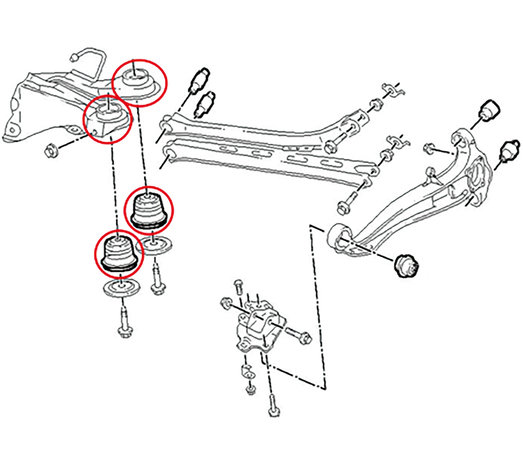 Outillage a bras oscillant pour Opel Vectra