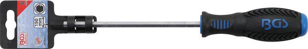 Tournevis six pans interieurs 6 mm longueur de la lame 150 mm