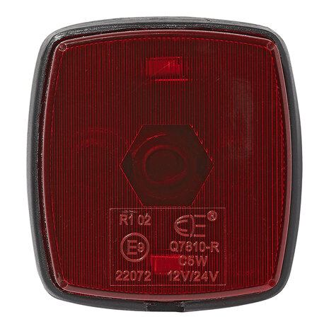Feu de balisage rouge 65x60mm PM