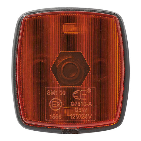 Feu de balisage lateral orange 65x60mm PM