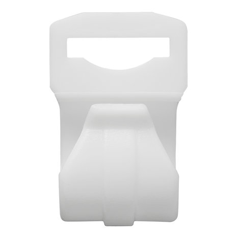 Clip de tente pour mat de tente 20-25mm avec fente blanc