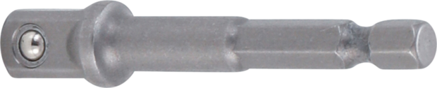Adaptateur pour perceuses empreinte six pans male 6,3 mm (1/4) sur carre male 10 mm (3/8)