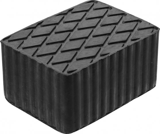 Bgs technic Rubberen pad voor hefplatforms 160 x 120 x 80 mm