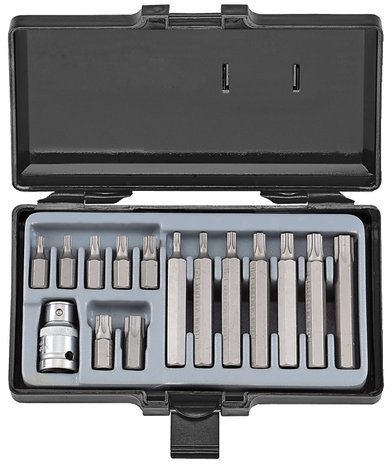 Jeu d'embouts Torx 15 pieces