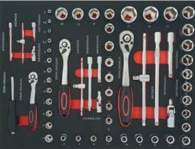 Porte-outils de luxe rempli 149 pieces