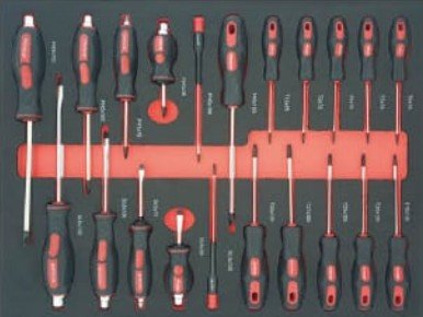 Porte-outils de luxe rempli 250 pieces