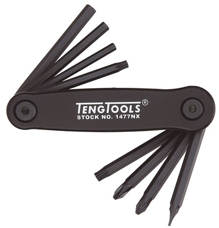 Jeu de cles Torx 8-dlg