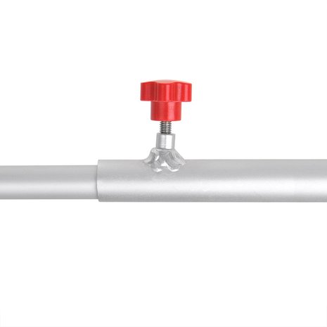 Support de bache en aluminium, extensible, 132-204 cm, pour bache de remorque