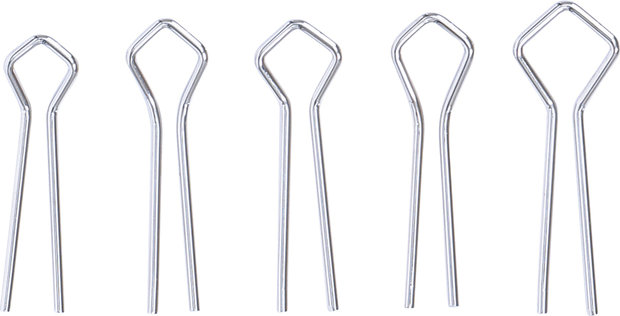 Inserts d’etrier pour l’outil d’insertion de profiles de vitres pour art. 8002