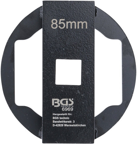 Cle de boulon/bouchon d’essieu pour essieu avant BPW 13 t 85 mm