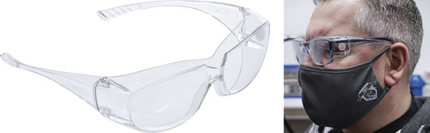 Lunettes de protection transparente