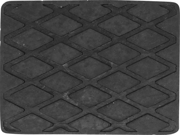 Bgs technic Rubberen pad voor hefplatforms 160 x 120 x 30 mm