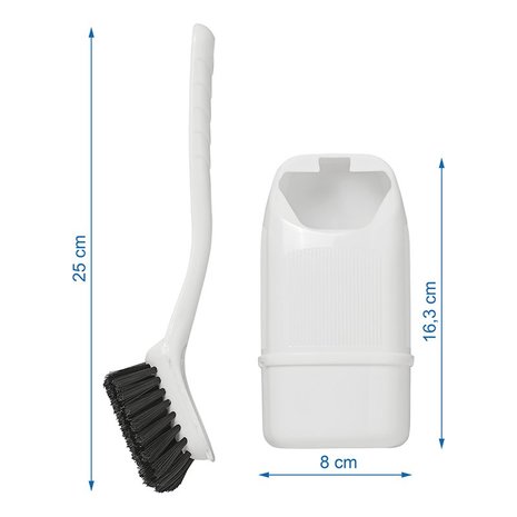 Brosse de toilette compacte