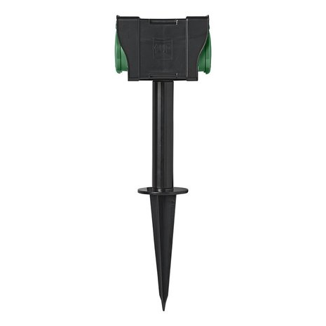 Piquet de jardin Schuko 4 voies 2M 3x2,5mm²